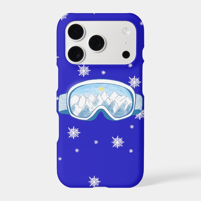 Ski Goggles Snowflake Dance   (Back)