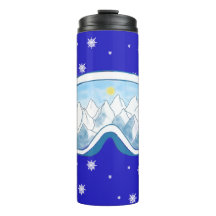 Ski Goggles Snowflake Dance