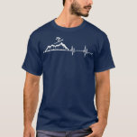 Ski Heartbeat Winter Ski Snow Pulse Heart Mountain T-Shirt<br><div class="desc">Ski Heartbeat Winter Ski Snow Pulse Heart Mountain Skiing .</div>