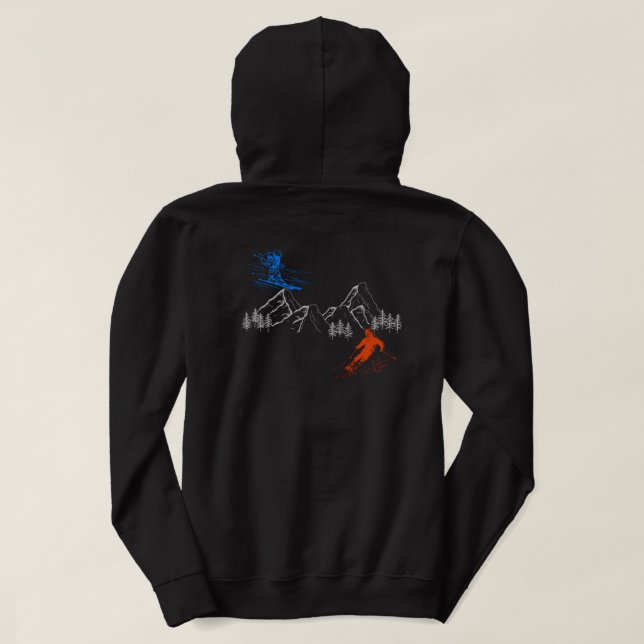 Ski In Ski Out  Hoodie (Design Back)