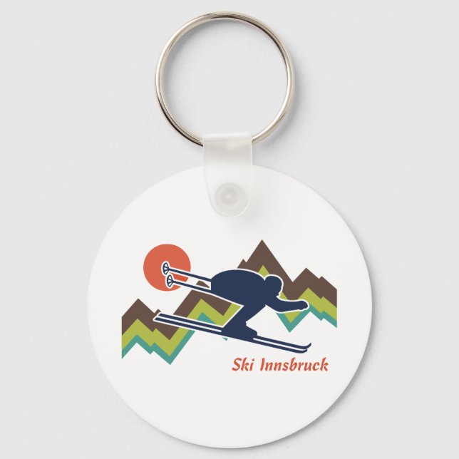 Ski Innsbruck Keychain (Front)