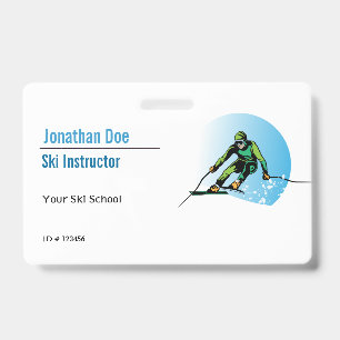 Ski Instructor Badge