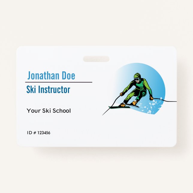 Ski Instructor Badge (Front)