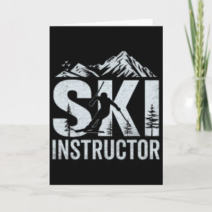 Ski Instructor, Ski Teacher, Professional Skier Card