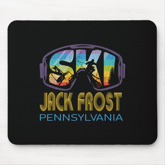 Ski Jack Frost Pennsylvania Skiing Vacation  Mouse Pad (Front)