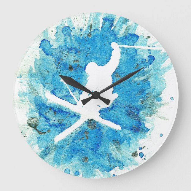 Ski Jump Clock (Front)