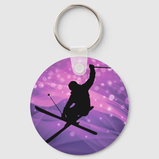 Ski Jump Keychain (Front)