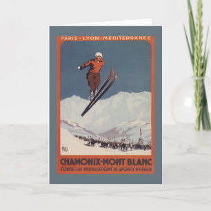 Ski Jump - PLM Olympic Promo Poster Card