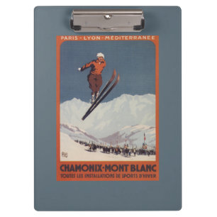 Ski Jump - PLM Olympic Promo Poster Clipboard