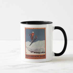 Ski Jump - PLM Olympic Promo Poster Mug