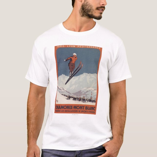 Ski Jump - PLM Olympic Promo Poster T-Shirt (Front)