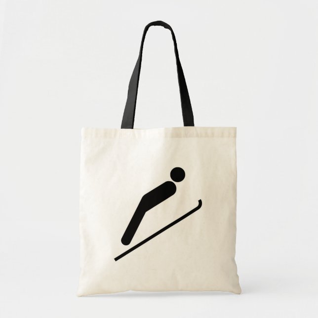 Ski Jump Tote Bag (Front)