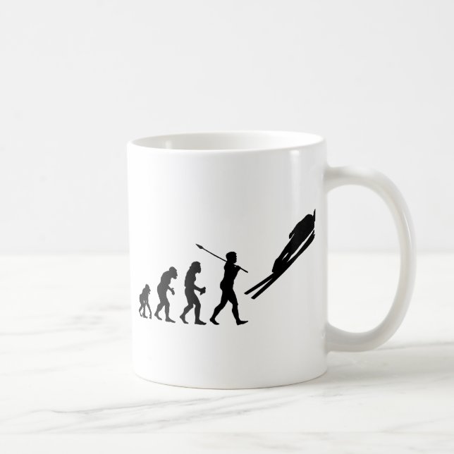 Ski Jumper Coffee Mug (Right)