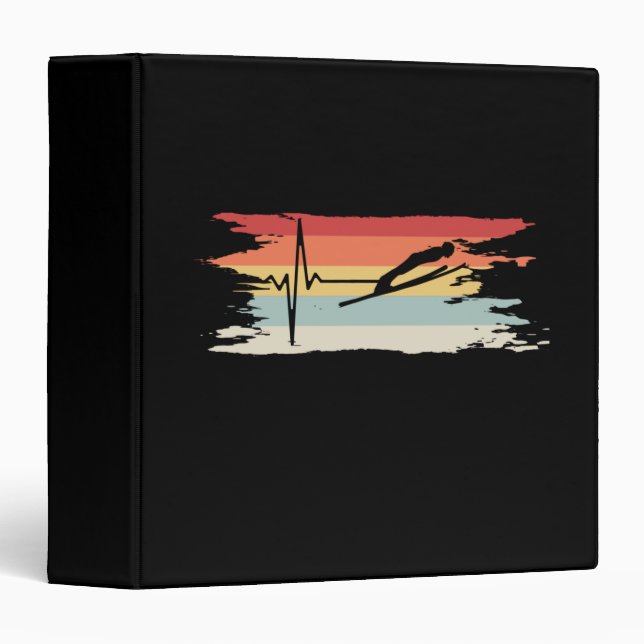 Ski Jumping Retro Binder (Front/Spine)