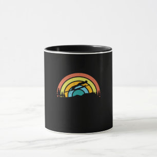 Ski Jumping Retro Mug