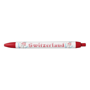 Ski jumping - Switzerland red pen