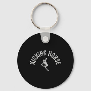 Ski Kicking Horse Ca Vintage Canada Skiing Bc Cool Keychain