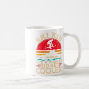 Ski Kid Like A Regular Kid But Cooler Funny Skiing Coffee Mug
