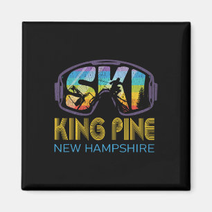 Ski King Pine New Hampshire Skiing Vacation Magnet