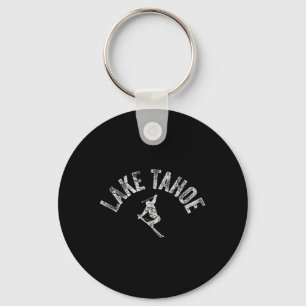 Ski Lake Tahoe Ca Alpine Ski Vintage Ski Tahoe Ca Keychain