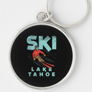 Ski Lake Tahoe Keychain