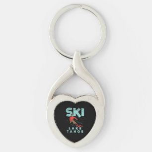 Ski Lake Tahoe Keychain