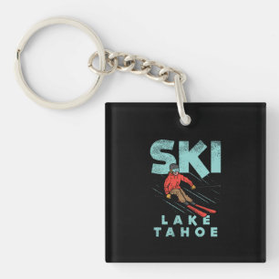 Ski Lake Tahoe Keychain