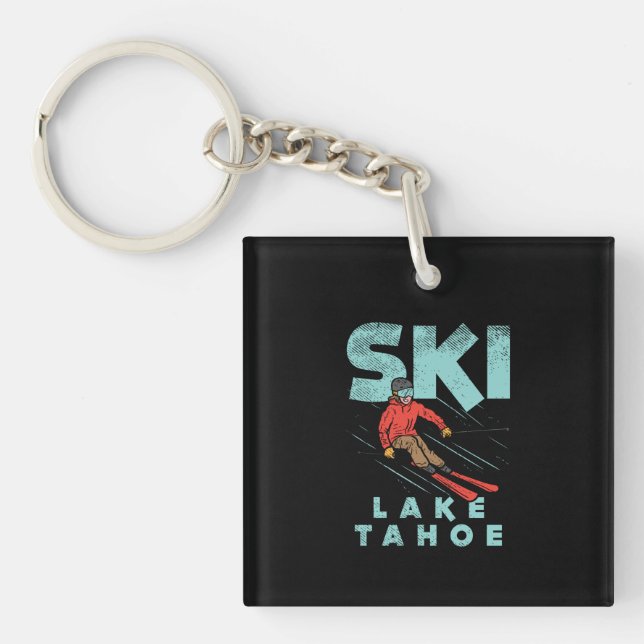 Ski Lake Tahoe Keychain (Front)