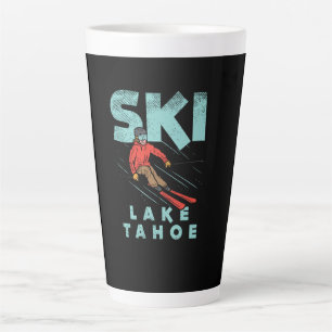 Ski Lake Tahoe Latte Mug