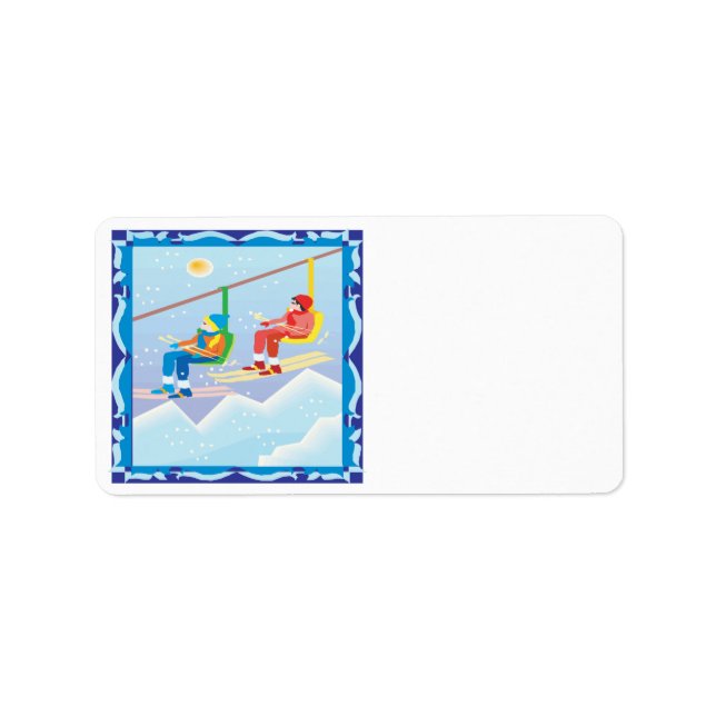Ski Lift Label (Front)