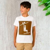 Ski Lift Symbol Rustic Winter Sports Icon