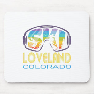 Ski Loveland Colorado Skiing Vacation Mouse Pad