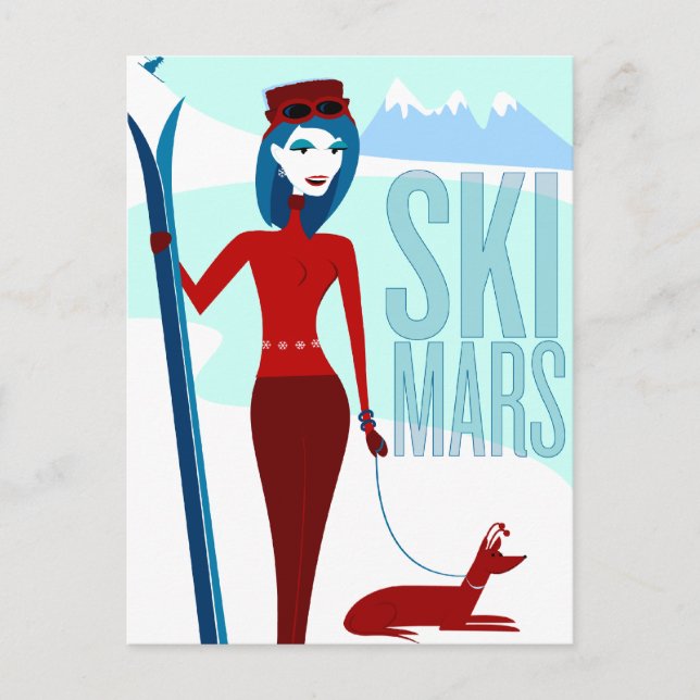 Ski Mars cards (Front)