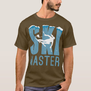Ski Master Snow Winter Sport Skier  T-Shirt