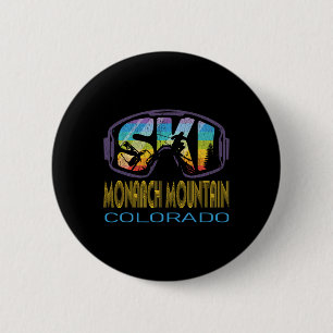 Ski Monarch Mountain Colorado Skiing Vacation 2 Inch Round Button