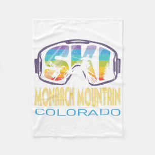 Ski Monarch Mountain Colorado Skiing Vacation  Fleece Blanket