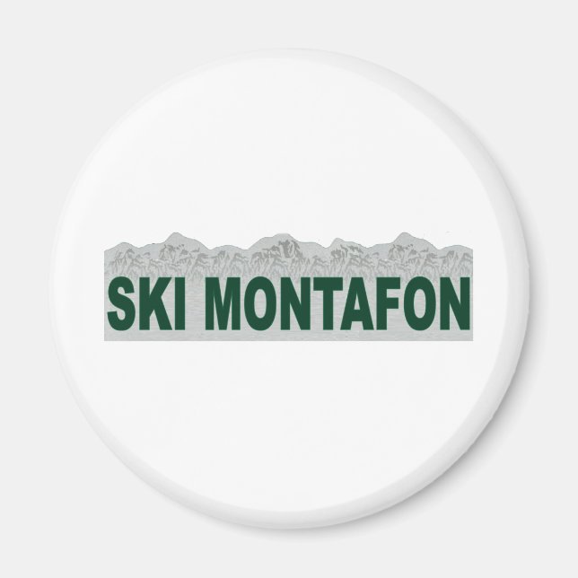 Ski Montafon Magnet (Front)