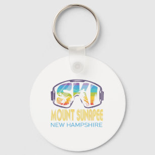 Ski Mount Sunapee New Hampshire Skiing Vacation  Keychain