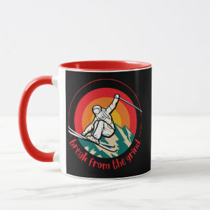 Ski Mountain BFTG Café Mug