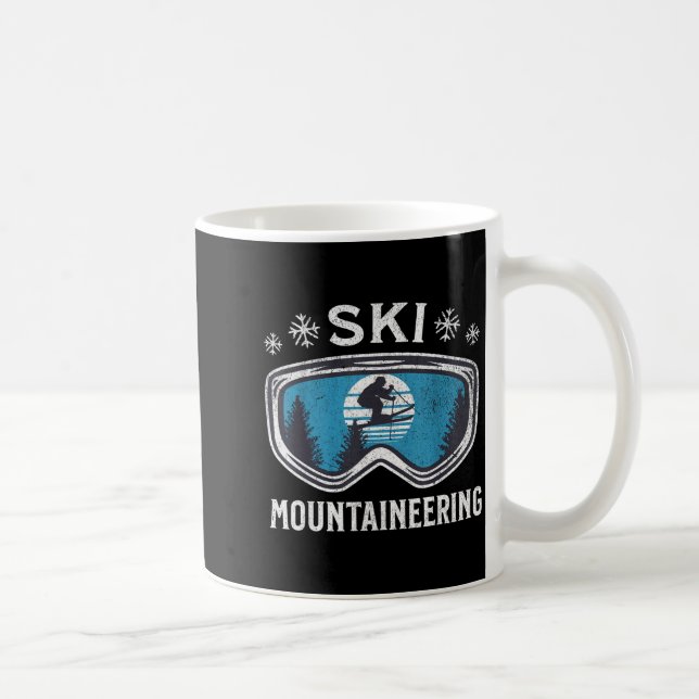 Ski mountaineering  coffee mug (Right)
