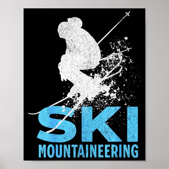 Ski mountaineering  poster (Front)
