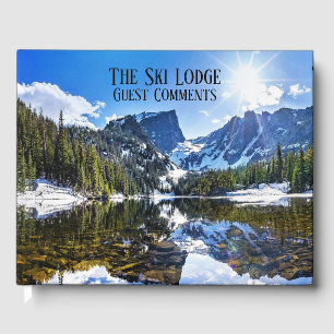 Ski Mountains Hotel Vacation House Welcome Guest Book