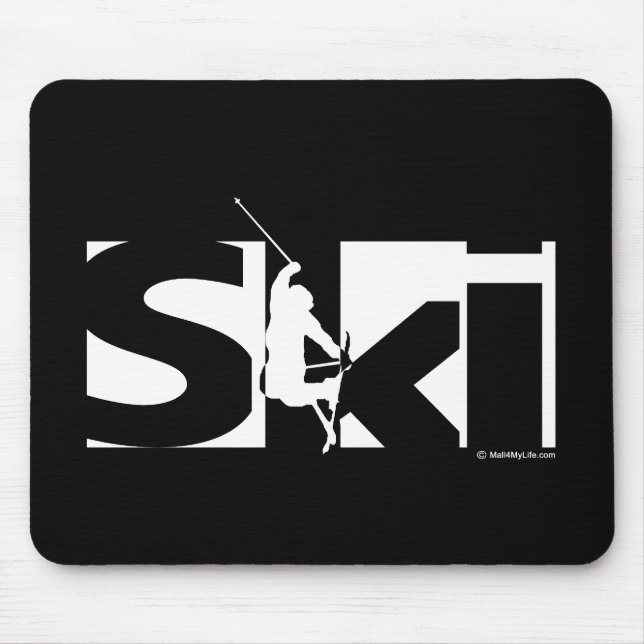Ski Mouse Pad (Front)