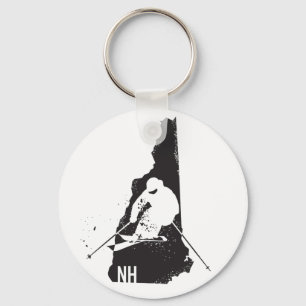 Ski New Hampshire Keychain