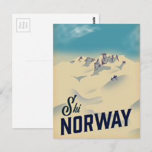 Ski Norway Postcard
