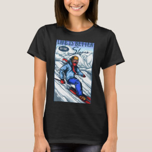 Ski On The Slopes T-Shirt