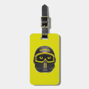Ski Or Snowboard Helmet Luggage Tag
