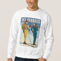 Ski Paradise Vintage Print