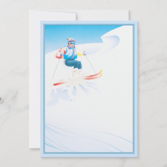Ski Party © Invitation (Front)