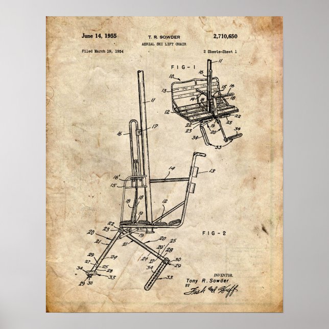 Ski Patent Poster (Front)